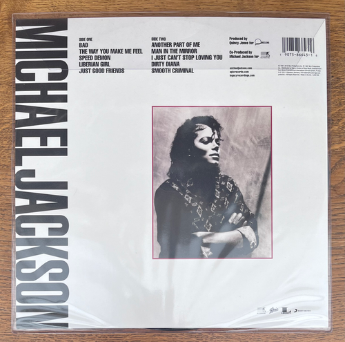 MICHAEL JACKSON - Bad (1LP Picture Disc) | Rabbit Hole Record