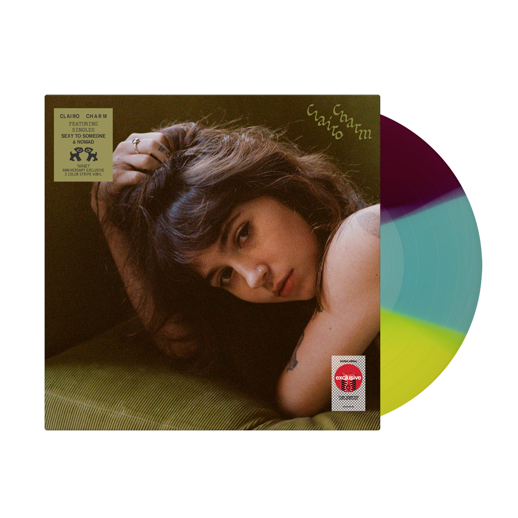 CLAIRO - Charm (1LP Ltd Ed. 3 Colour Striped Vinyl)