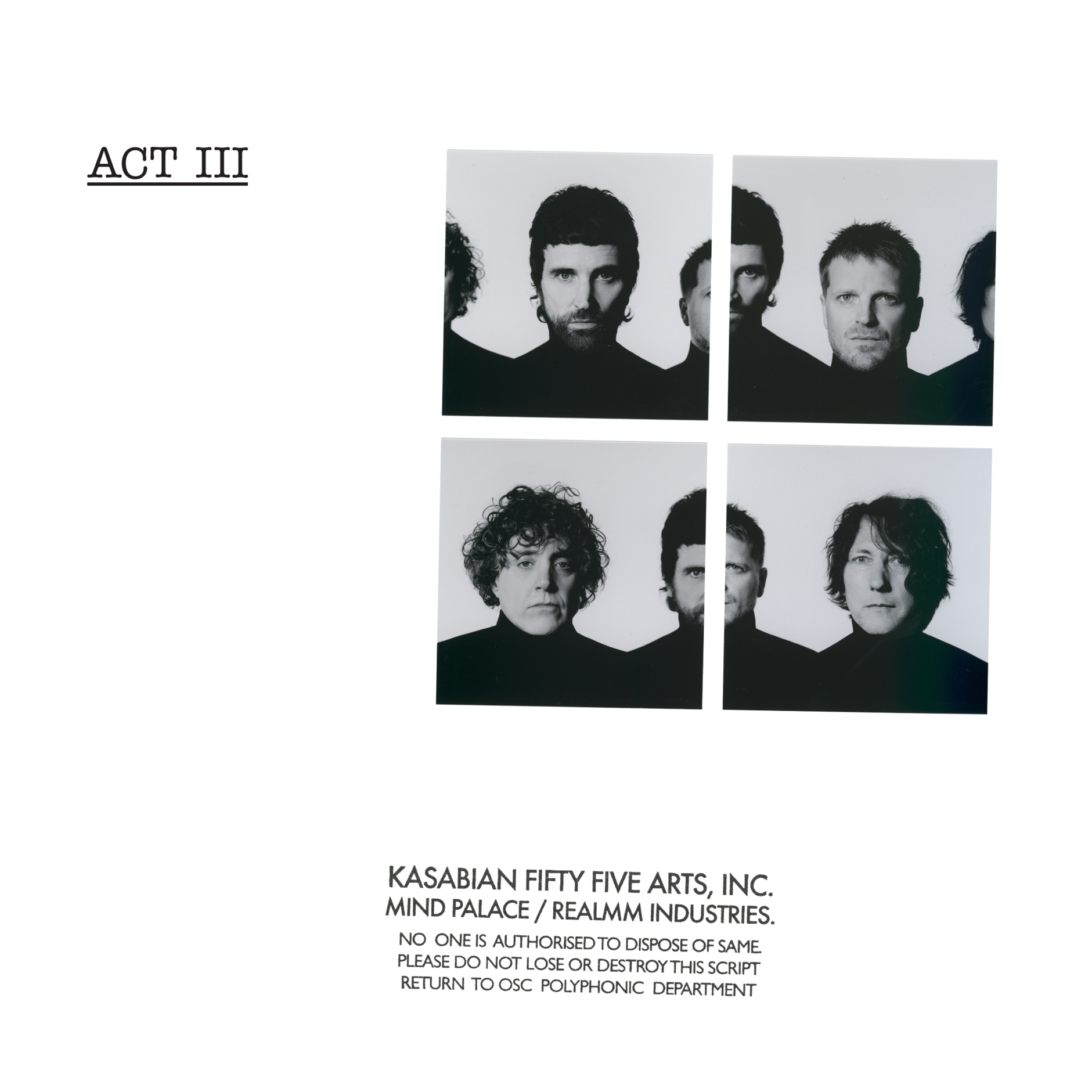 KASABIAN - Act III (Retail Exclusive 1LP White Vinyl)