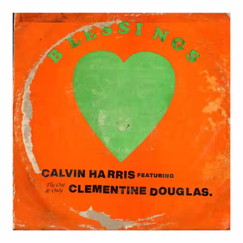 CALVIN HARRIS FT. CLEMENTINE DOUGLAS - Blessings (12" Clear Vinyl)