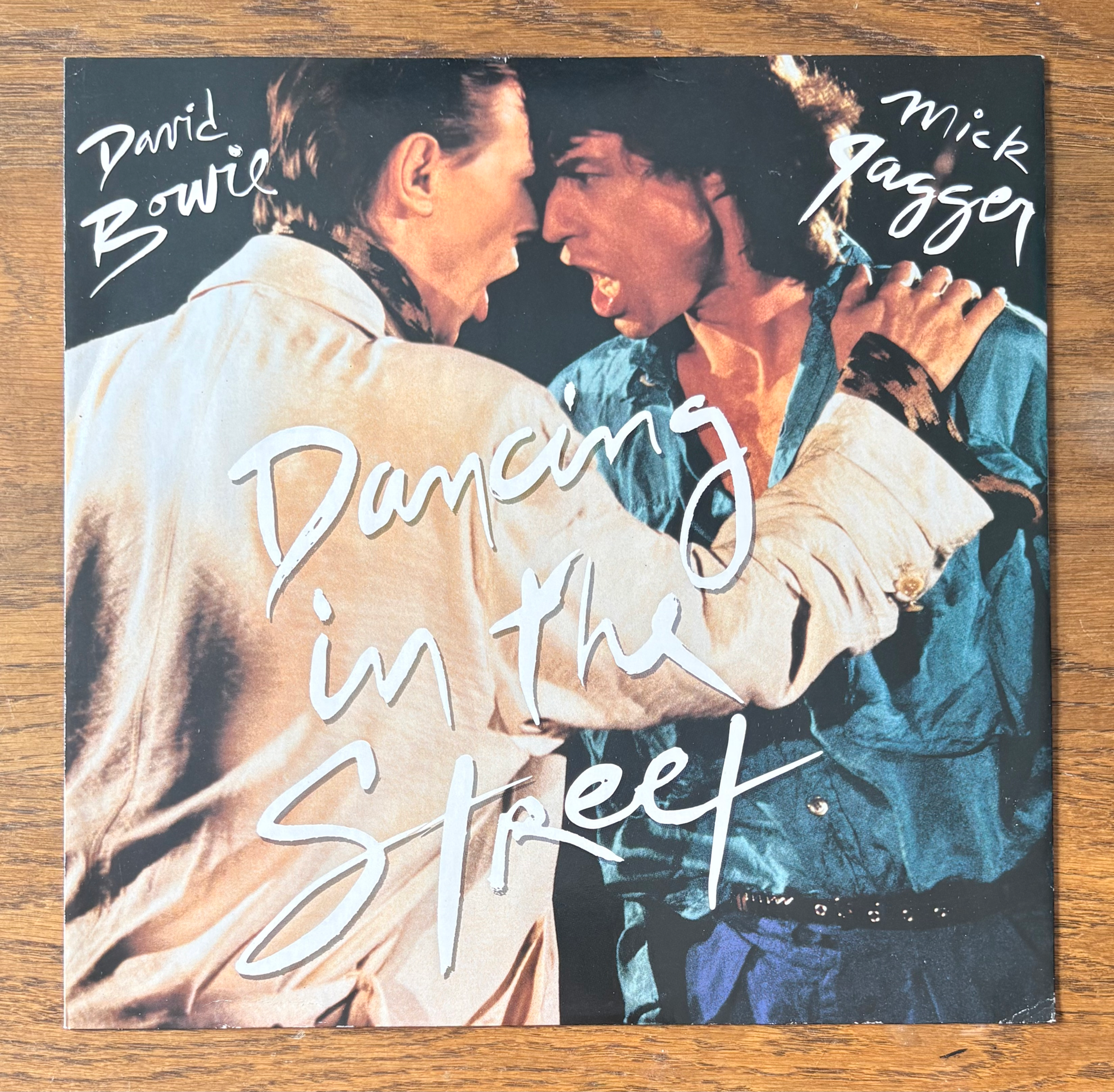 DAVID BOWIE AND MICK JAGGER - Dancing In The Street (12" Single Black Vinyl)