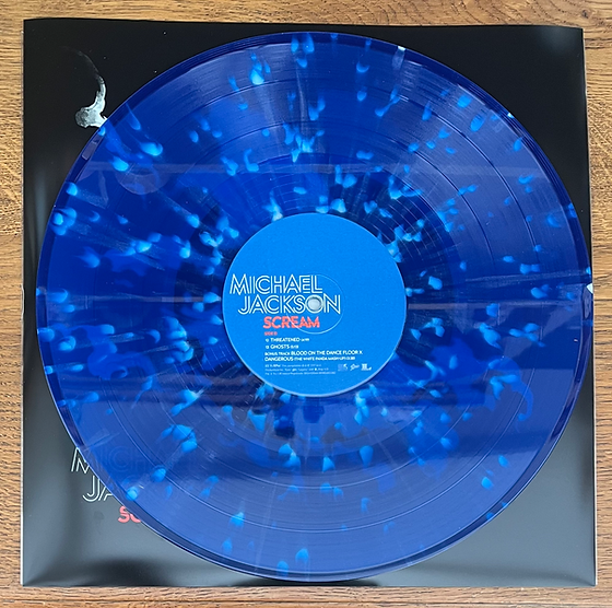 MICHAEL JACKSON - Scream (2LP Blue Splatter + Glow In The Dark