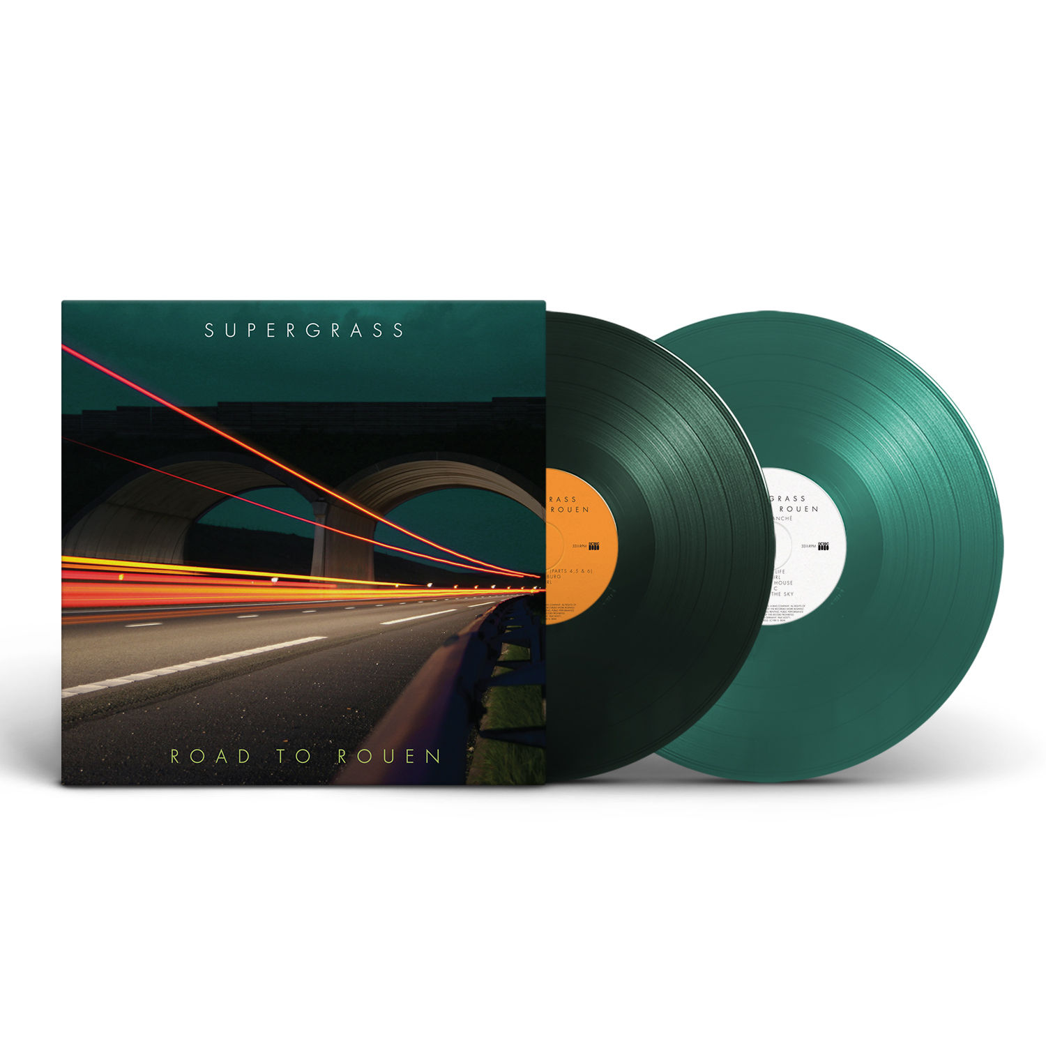 SUPERGRASS - Road To Rouen (2LP 20th Anniversary Petrol & Forest Vinyl)
