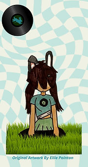 Original artwork by Ellie Pointon for Rabbit Hole Records