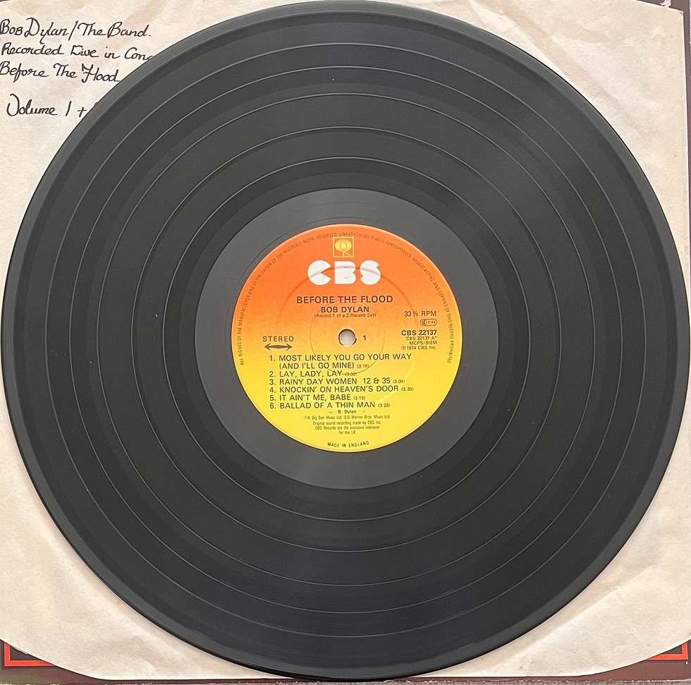 Thumbnail: BOB DYLAN / THE BAND - Before The Flood