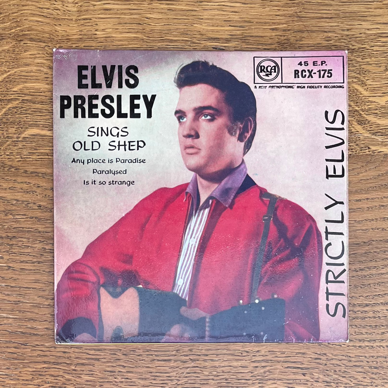 ELVIS - Strictly Elvis (7" Single Orange Label)
