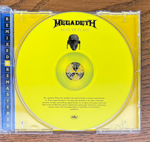 MEGADETH - Rust In Peace (CD) | Rabbit Hole Record