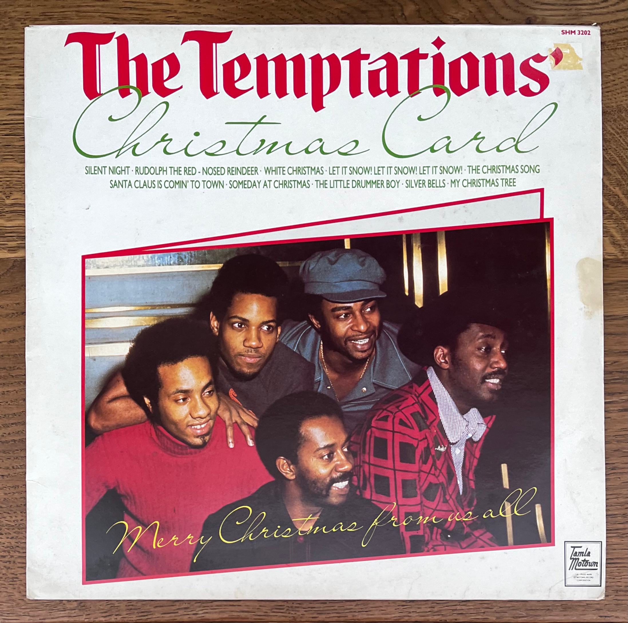 THE TEMPTATIONS - The Temptations' Christmas Card (1LP Black Vinyl)