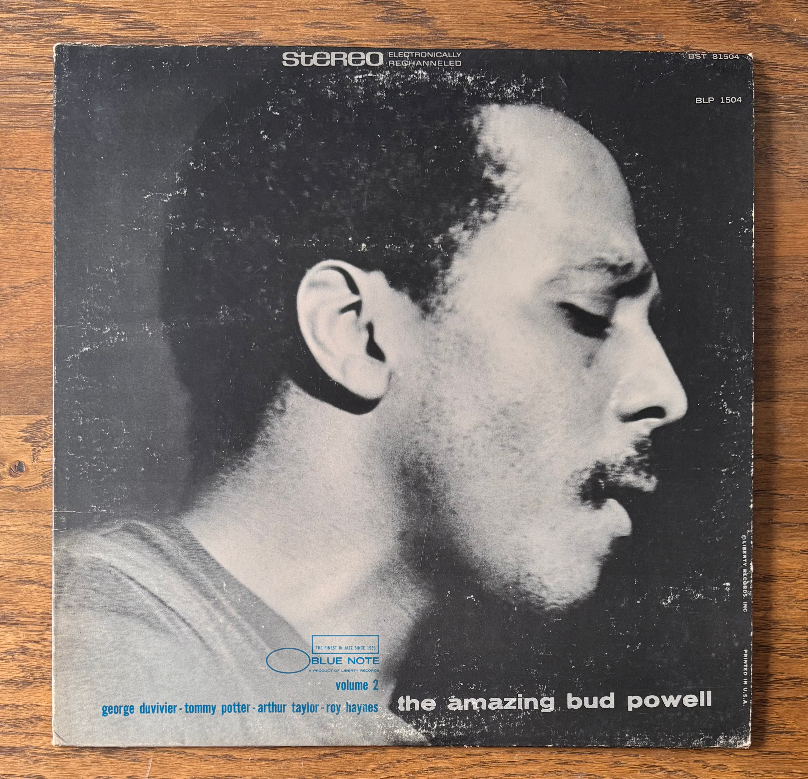 BUD POWELL - The Amazing Bud Powell (Volume 2) 1LP Black Vinyl