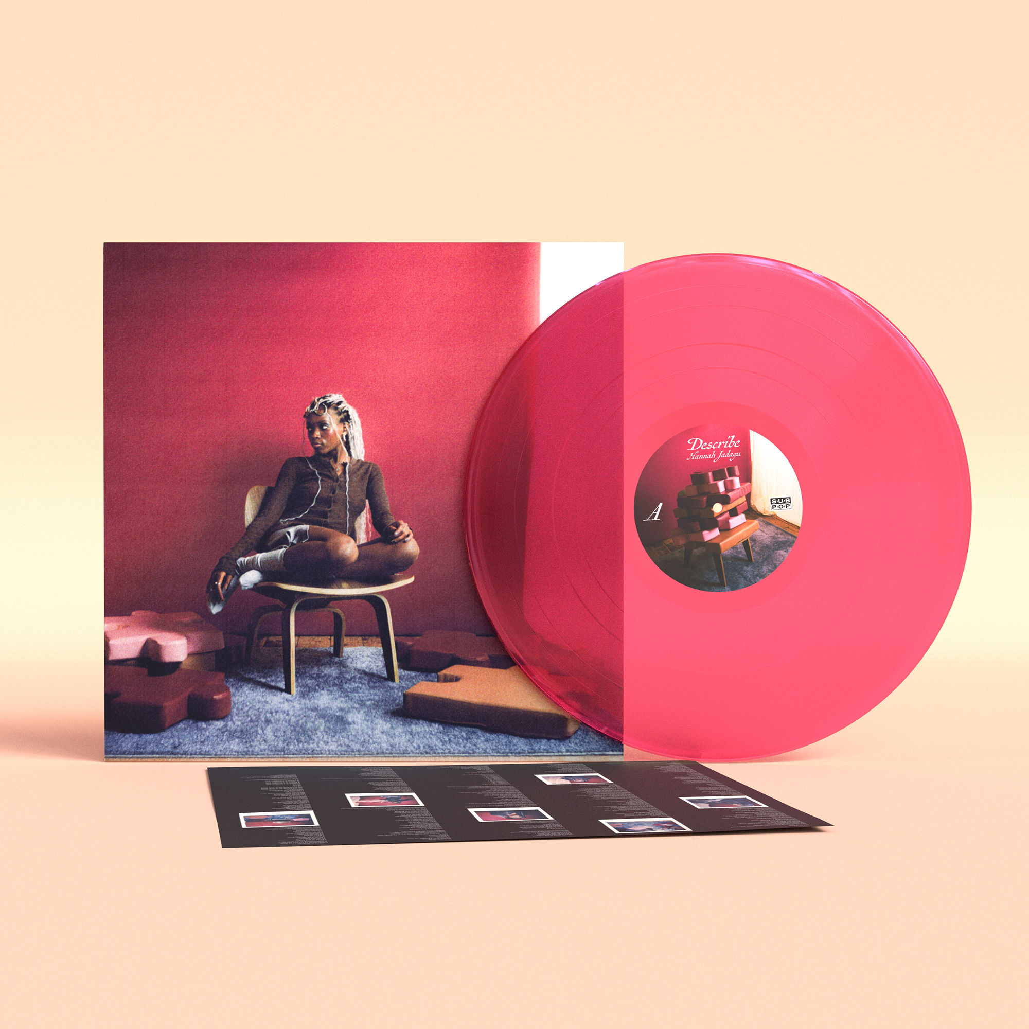 HANNAH JADAGU - Describe (1LP Loser Edition Pink Bio Vinyl)