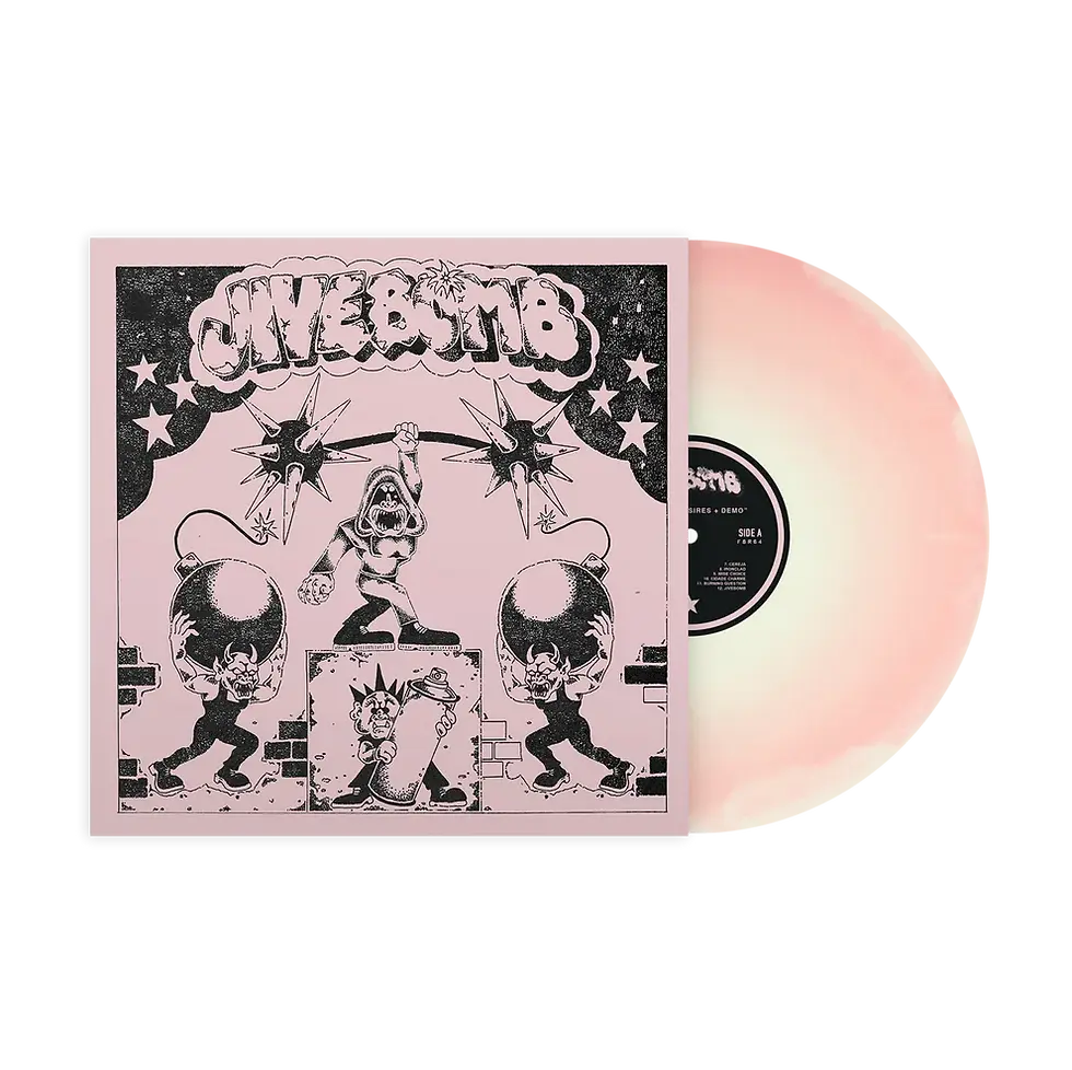 JIVEBOMB - Primitive Desires (Bubblegum pink/White Vinyl)