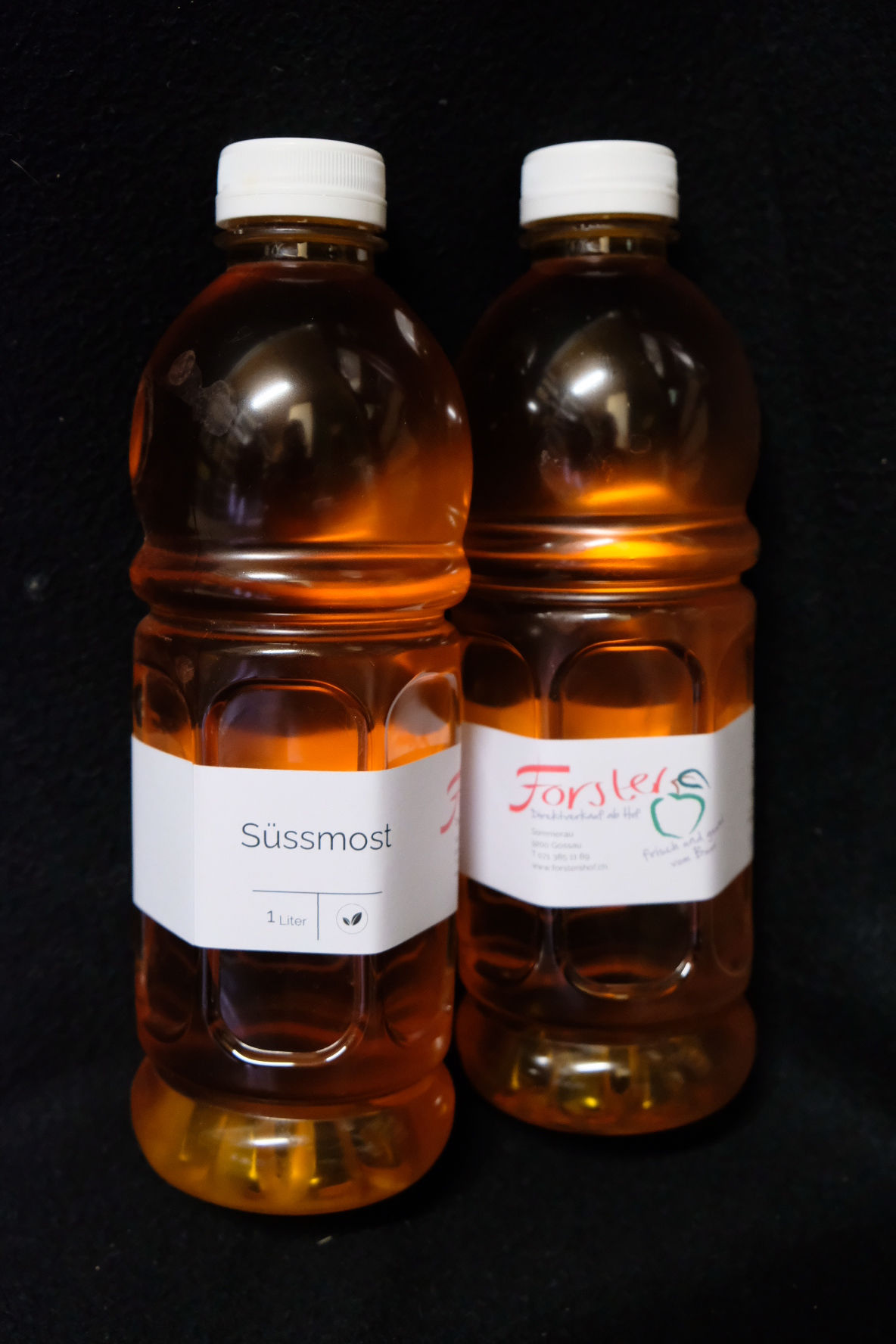 Süssmost pasteurisiert 1 Liter in PET Flasche