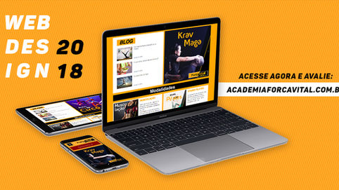 WebDesign: Academia Força Vital