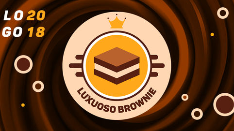 Logo & Embalagem: Luxuoso Brownie