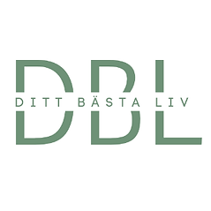 Logotyp av DBL förkortning för ditt bästa liv