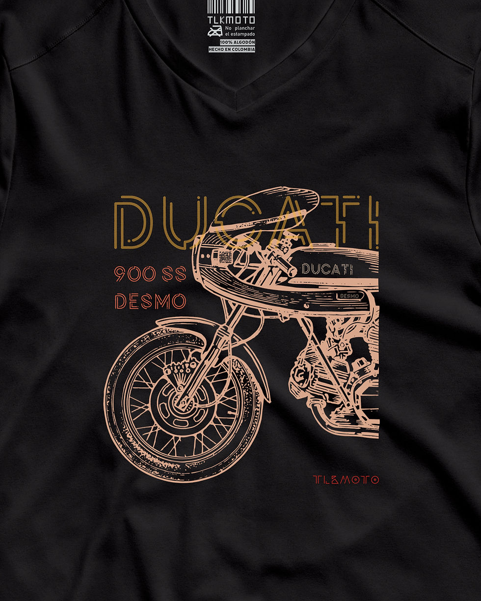 Thumbnail: Ducati Desmo 900ss 1978 Mujer (cuello v)
