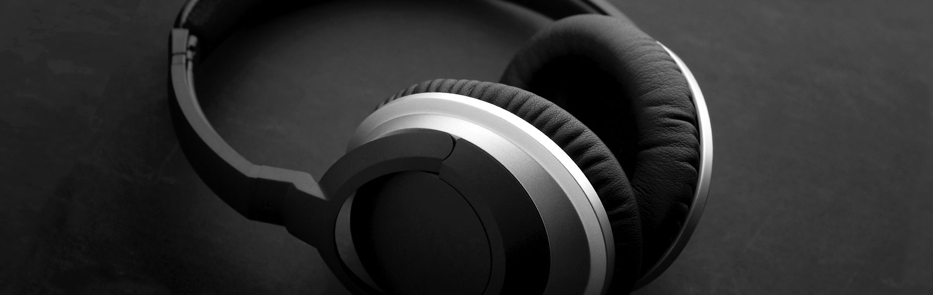 Black and Silver Headphones