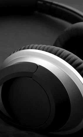 Black and Silver Headphones