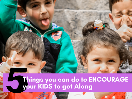 Five Things You Can Do To Encourage Your Kids To Get Along