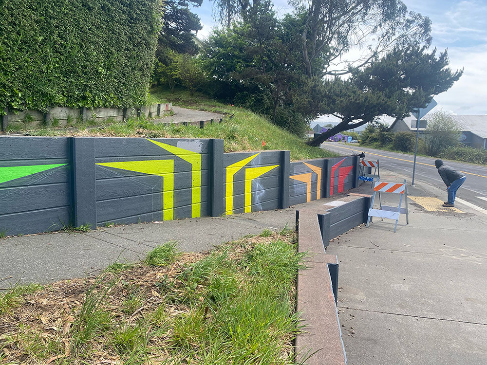 mural in Arcata