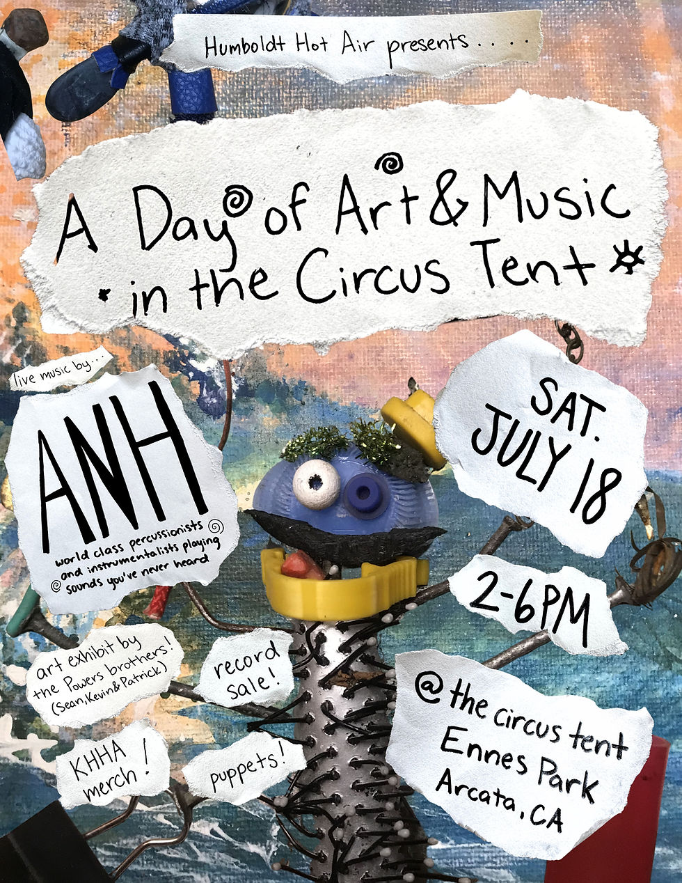 A Day of Art and Music in the Circus Tent