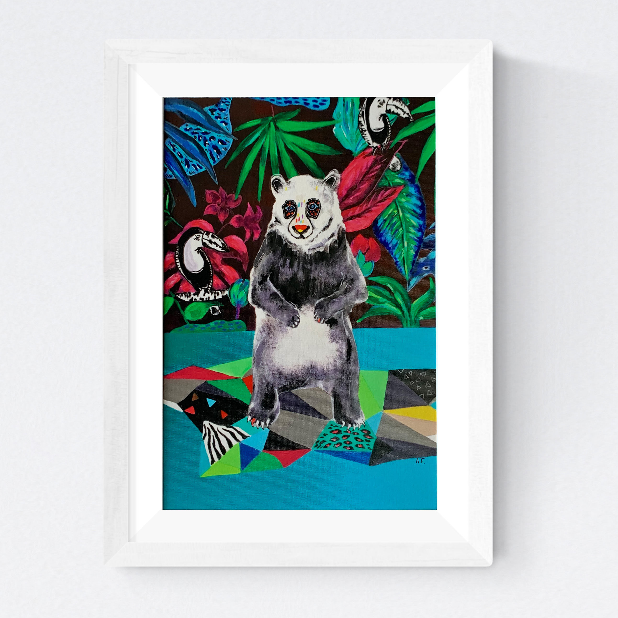 "Happy Panda" SIGNED FINE ART PRINT