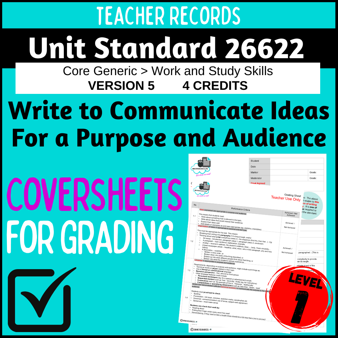 US26622 Writing - V5 - Generic Coversheets