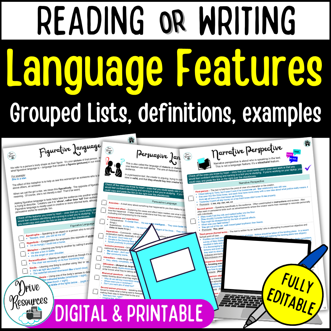Language features for reading and writing