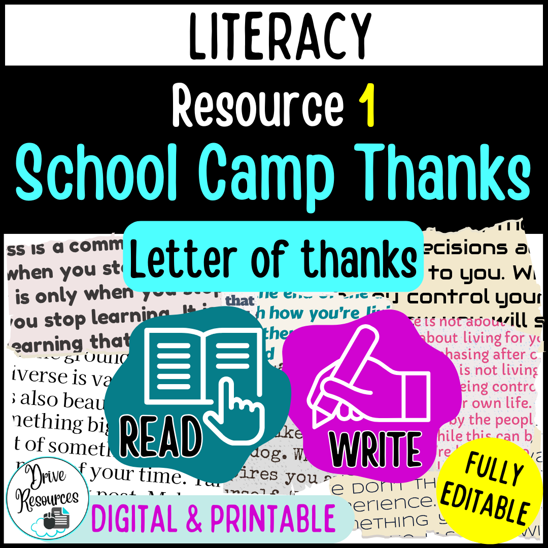 Literacy - Reading and Writing Activities - Resource 1
