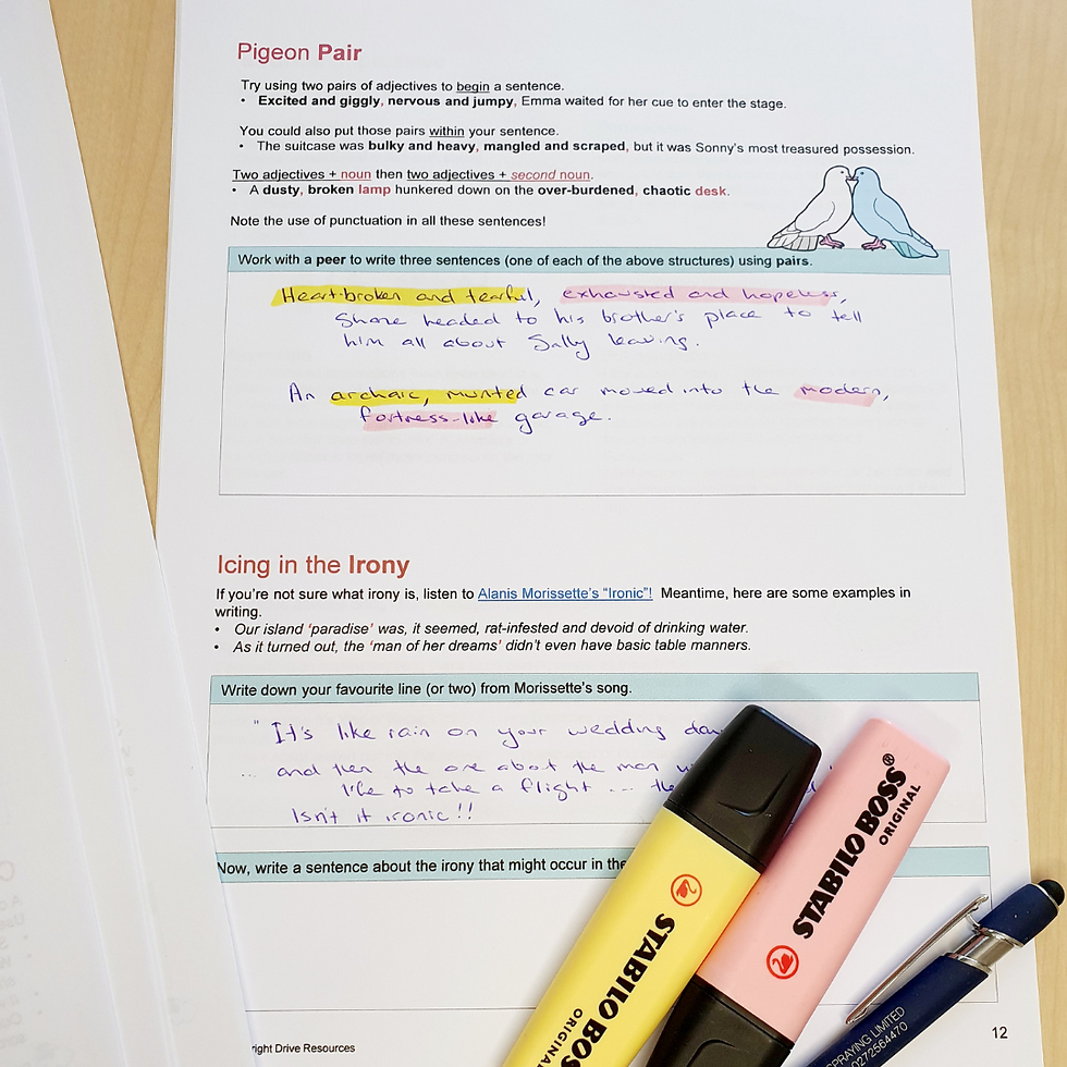 Thumbnail: Writing Beautiful Sentences