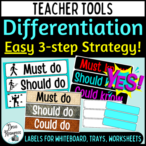 Differentiation labels - An easy 3-step strategy to differentiate ...