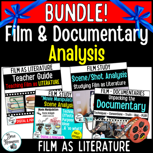 Film and Documentary Analysis - Reference and worksheets - DISCOUNTED ...