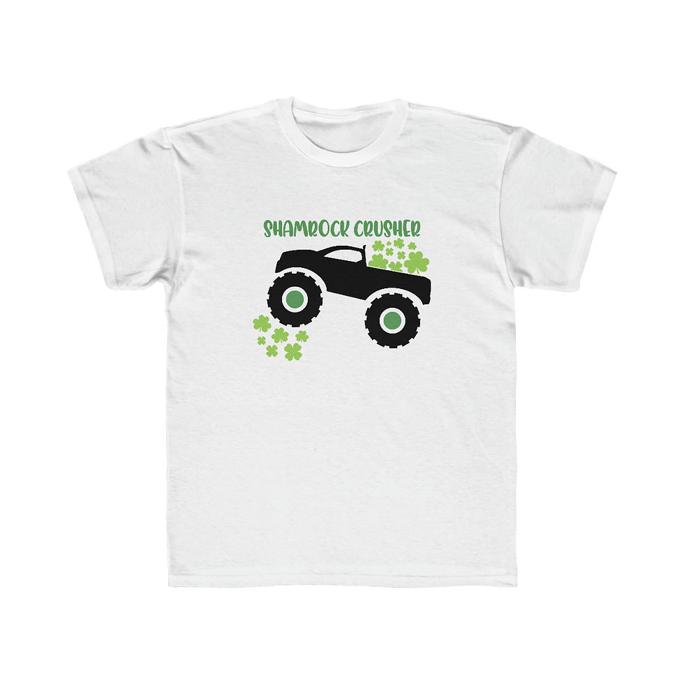"Shamrock Crusher" Kids Regular Fit Tee