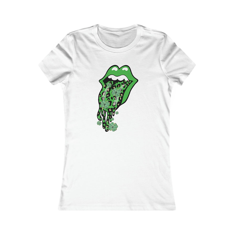 "Lip Spray " Ladies' St. Patrick's Day T-shirt
