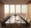 Modern boardroom with windows