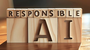 Visual representation of responsible and trustworthy AI principles