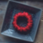 Jedwabna gumka do włosów scrunchie czerwona w odcieniu red