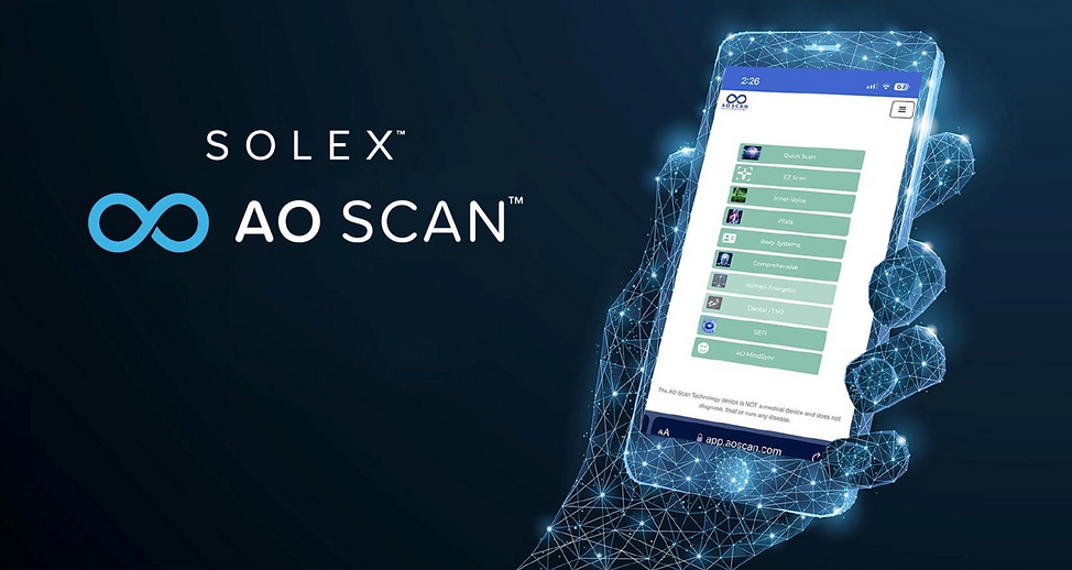 How does SOlex AO Scan frequency energy healing work?