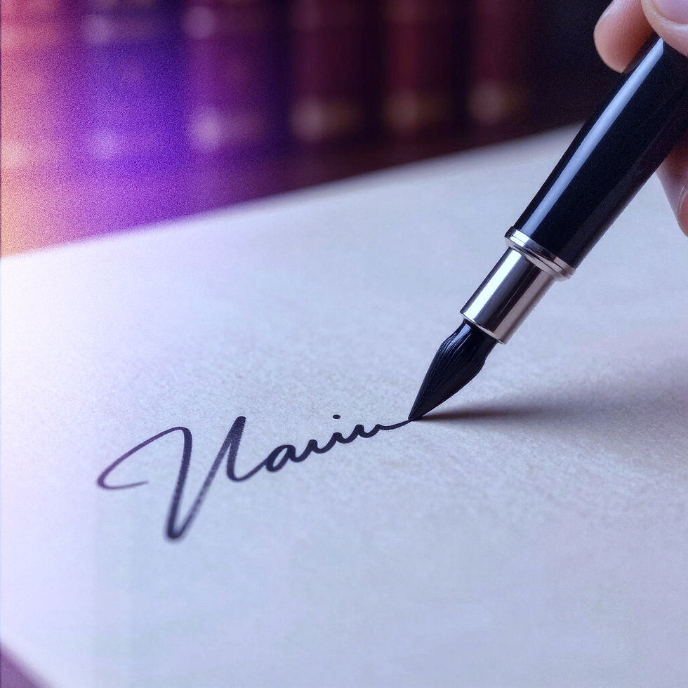 Agreement and signature image