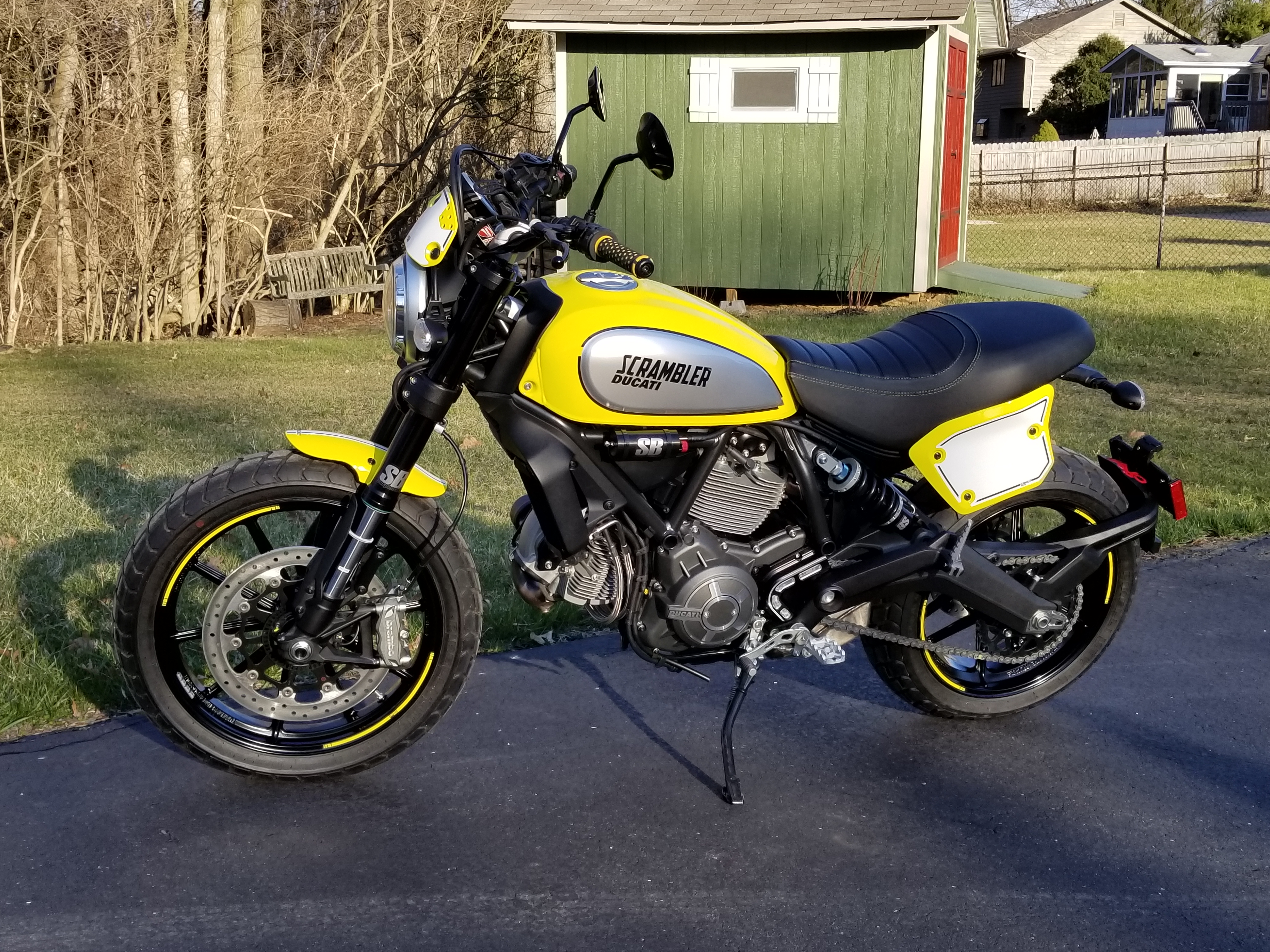 ducati scrambler ohlins forks