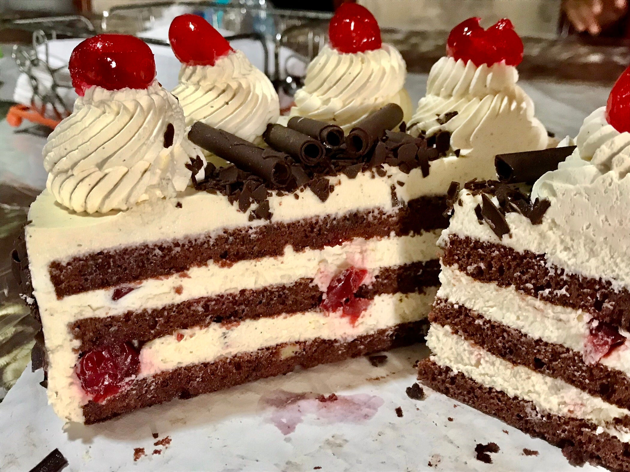 Black Forest cake ( Schwarzwälder Kirschtorte)