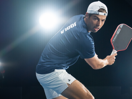 Ben Johns playing pickleball with the Ben Johns Perseus Pro V paddle
