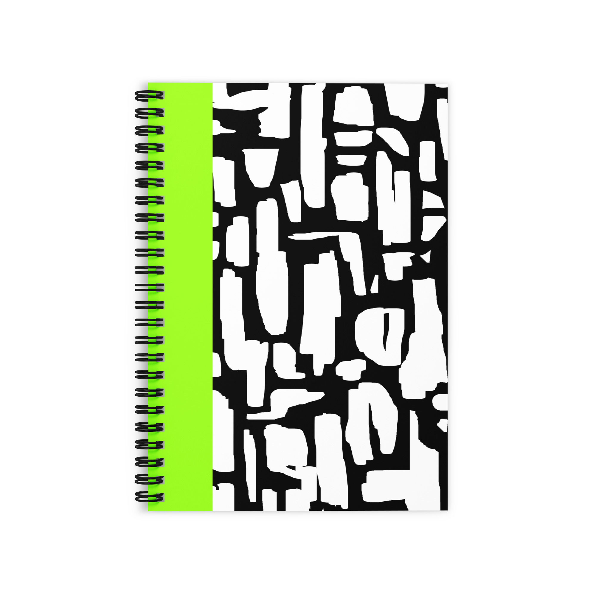 Pixel Lime (Lined Spiral Notebook)