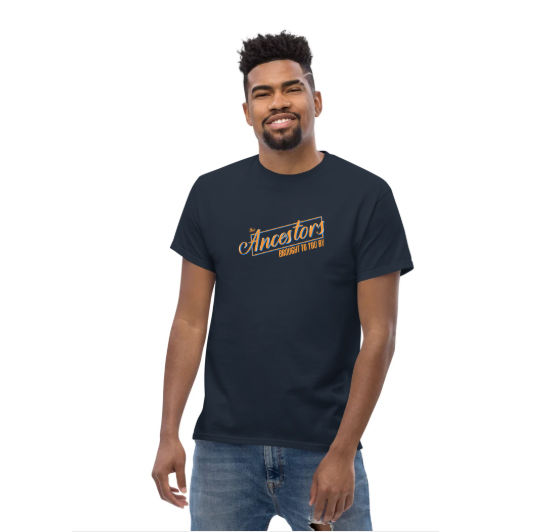 The Ancestors (Gold Text) Unisex T-shirt
