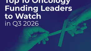 Top 10 Oncology Funding Leaders in Q3 2026