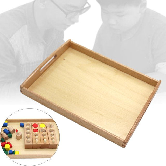 Miniatura: Bandera de Madera Natural Estilo Montessori