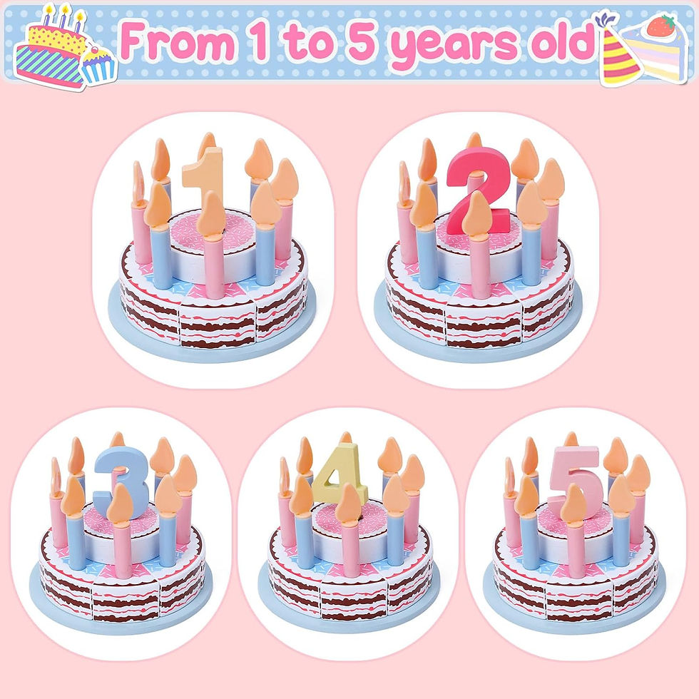 Miniatura: Cake de cumpleaños en madera