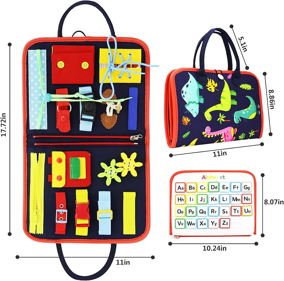 Miniatura: Busy book de tela