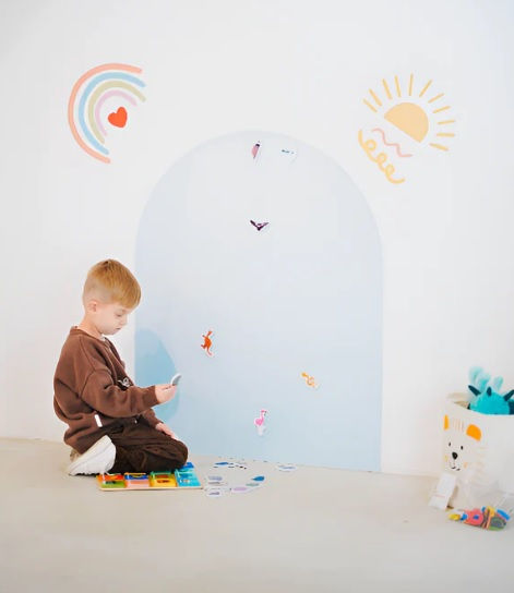 Miniatura: Tablero Magnético Decorativo Rosado Celeste