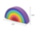 Miniatura: Arcoiris de silicón colores primarios